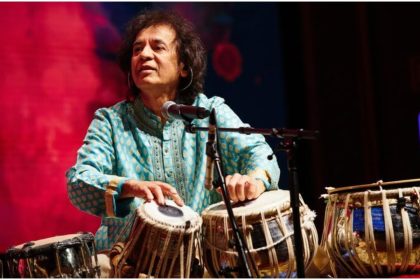 Ustad Zakir Hussain, the legendary Indian tabla player