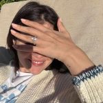 selena gomez flaunting her engagement ring : pic via instagram of selena's page