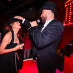 travis kelce adorably gifts girlfriend taylor swift 22 hat at eras tour themed party 489